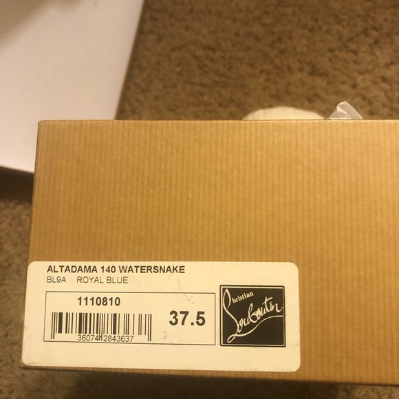 Christian Louboutin Altadama 140 Watersnake - Picture 10 of 11